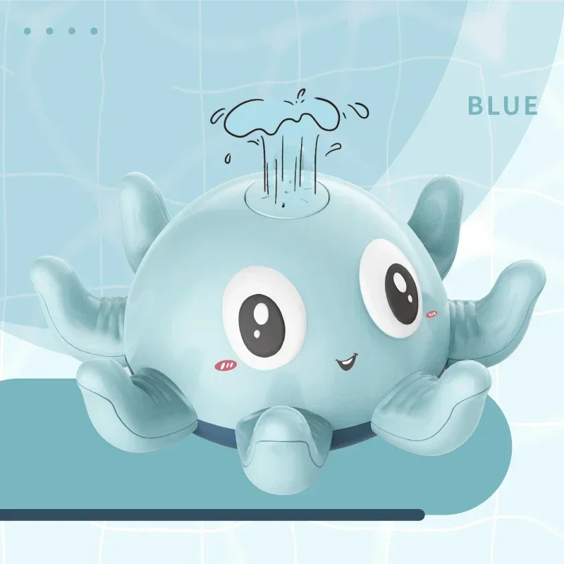Baby Bath Toys Spray Water Shower Bathing Toys for Kids Electric Whale Bath Ball with Light Music LED Light Toys Bathtub Toy - Image 8