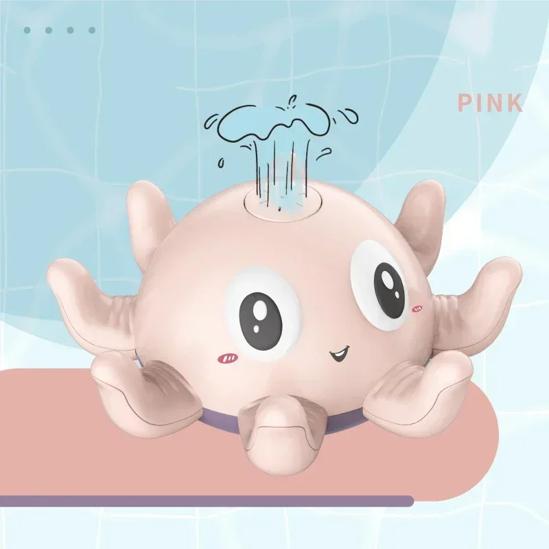 Baby Bath Toys Spray Water Shower Bathing Toys for Kids Electric Whale Bath Ball with Light Music LED Light Toys Bathtub Toy - Image 7